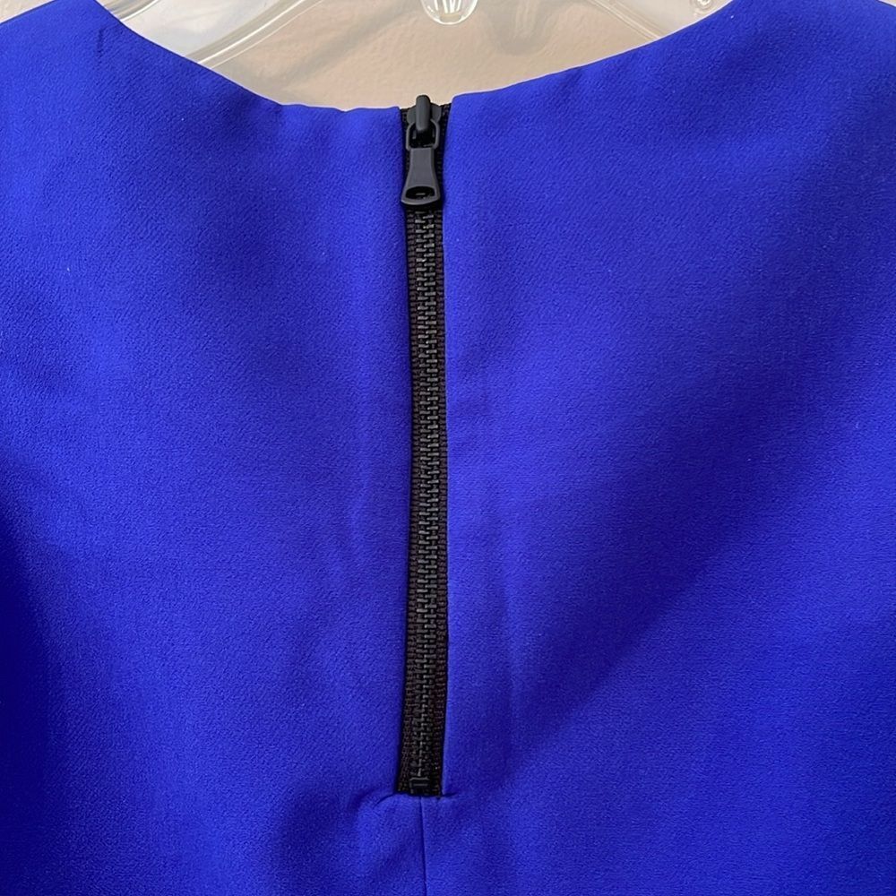 Milly Minis Cady Seamed Top Size 8 Sapphire Blue New with Tags - Picture 9 of 13
